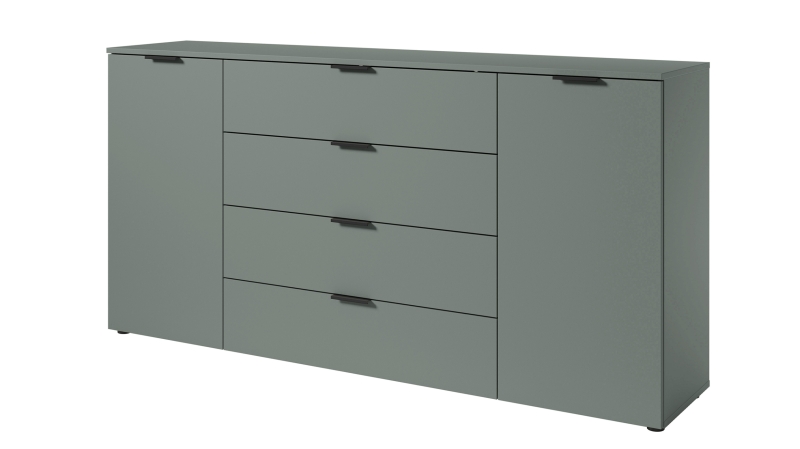 Sideboard mit 4 Schubladen grün 180 cm - LINZ