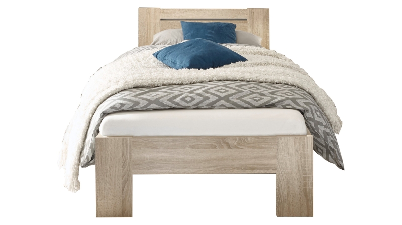 Futonbett 90 x 200 cm Sonoma Eiche - CANNES