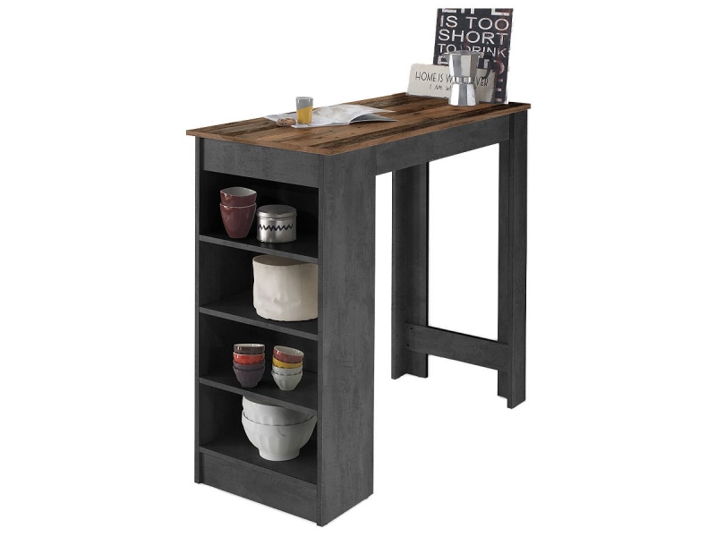 Bartisch Old Style - Beton 115 x 50 cm rechteckig - MOJITO