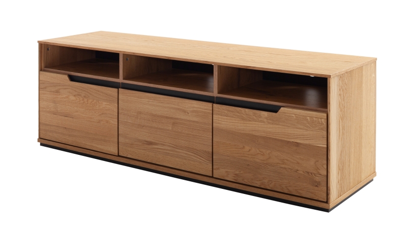 TV - Lowboard Wildeiche geölt teilmassiv 153 cm TV - Board - ARAYA