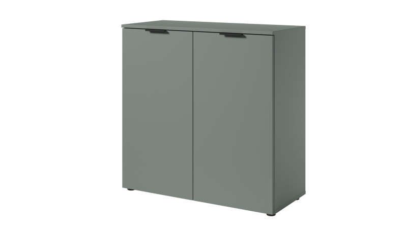 Kommode grün 90 x 40 cm - 2-türig - LINZ