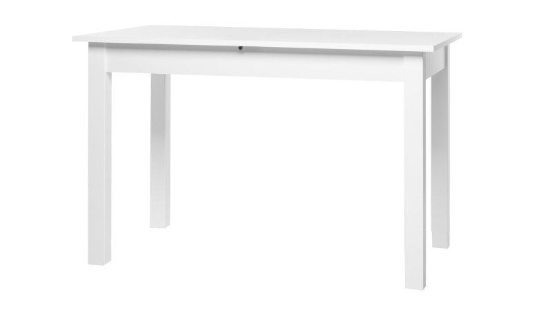 Esstisch 120 - 160 cm ausziehbar weiß - COBURG