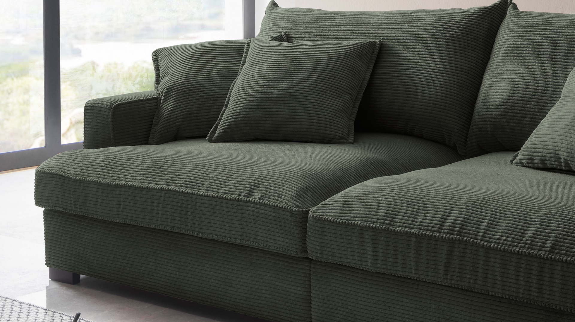 Erstaunlich Sofa Cord Grn Bilder