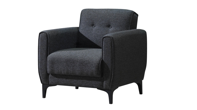 Fernsehsessel Sessel anthrazit Liegefunktion Stauraum - SAHIN