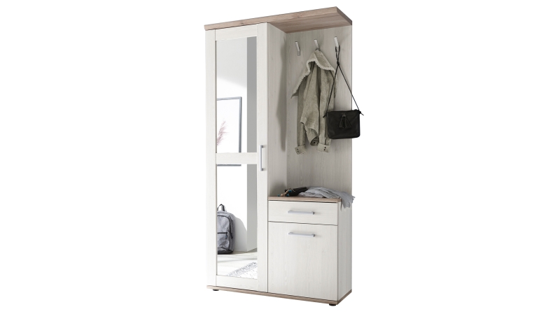 Garderoben-Set Sibiu Lärche 100 x 194 cm - ROMANCE