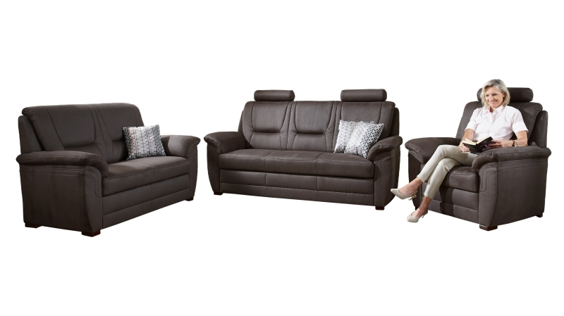 Couchliebe® Wohnlandschaft planbar - nougat - Premium Version A+ - HERMASO