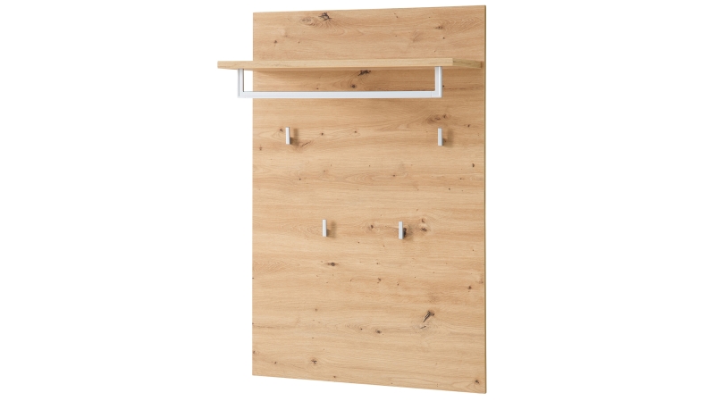 Wandgarderobe Paneel Artisan Eiche 78 x 117 cm - BARI