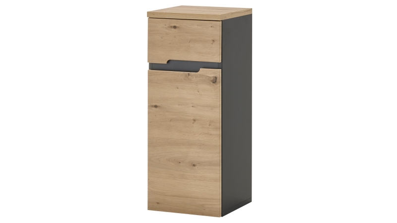 Bad Unterschrank Artisan Eiche - grau 30 cm - MEMPHIS