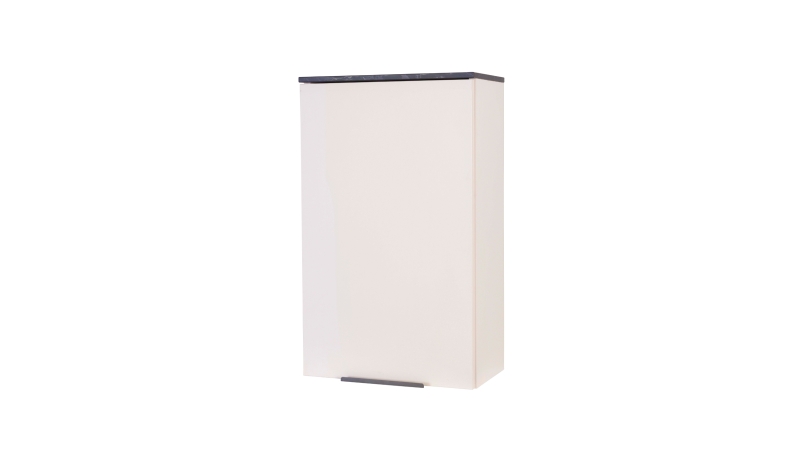 Bad Hängeschrank beige - Marmoroptik 1-türig Breite 40 cm - PROMESSA