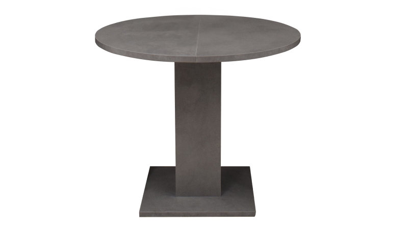 Esstisch rund ausziehbar 90 cm graphit - TAP