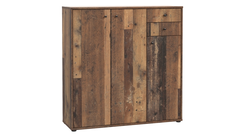 Kommode mit Schubladen Old Wood 111 cm - TEMPRA