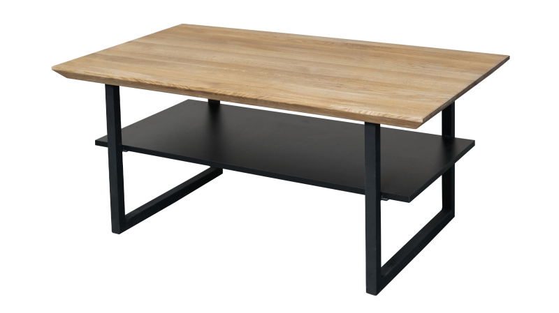 Couchtisch Eiche teilmassiv geölt - 115 x 65 cm - BELLA