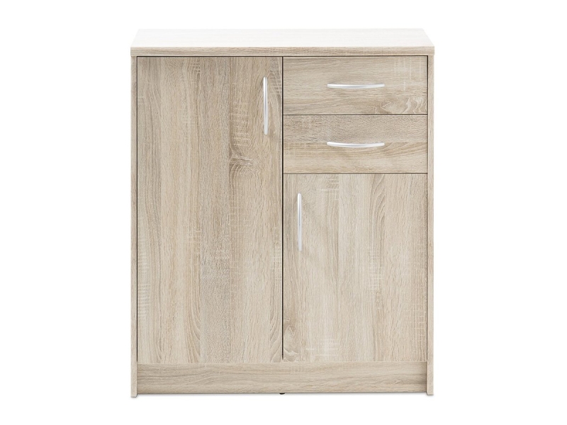 Kommode 2 Schubladen Sonoma Eiche 74 cm - OPTIMUS