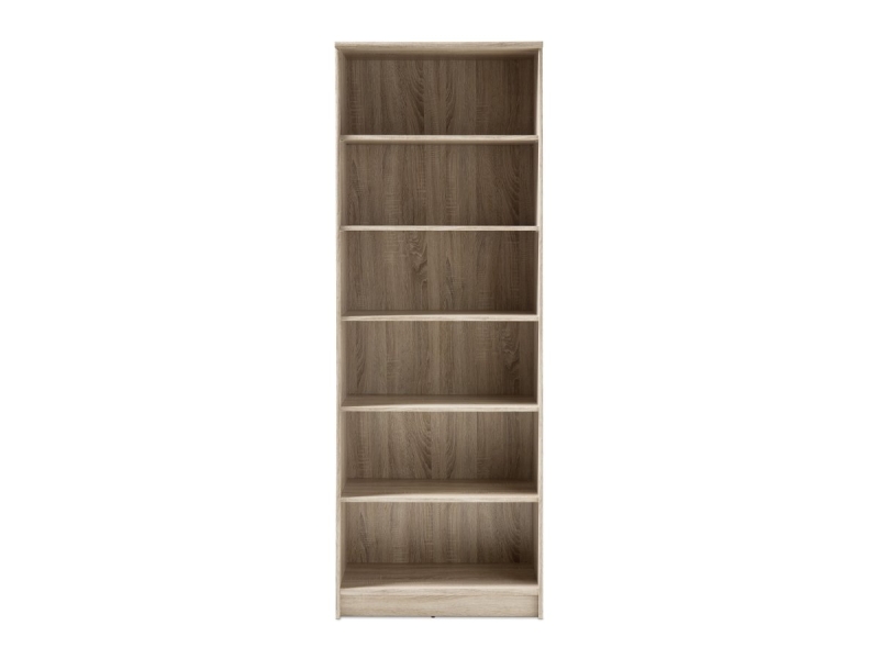Bücherregal Standregal Sonoma Eiche 72 x 198 cm - 5 Einlegeböden - OPTIMUS