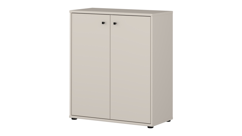 Kommode beige 86 cm - 2-türig - TEMPRA
