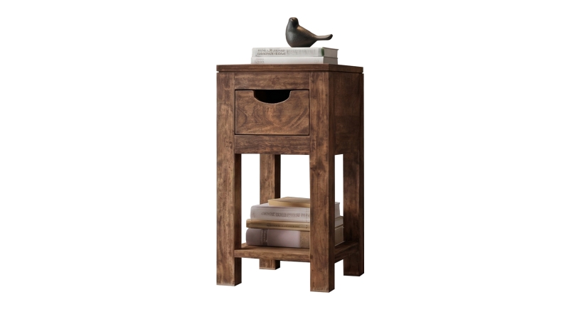 Beistelltisch Mango massiv gebeizt - montiert - MANGALA