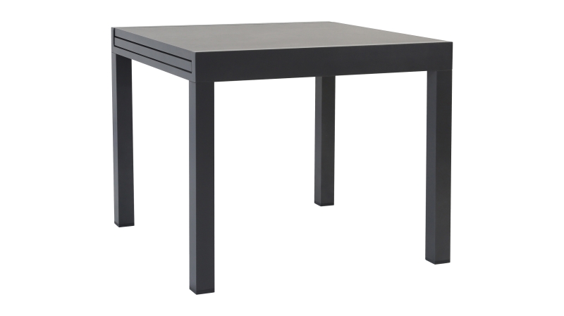 Gartentisch anthrazit Aluminiumgestell - Ausziehfunktion - MALI