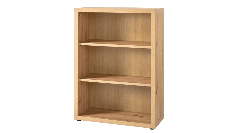 Bücherregal Artisan Eiche 82 x 110 cm 3 Ablagefächer - RILEGA