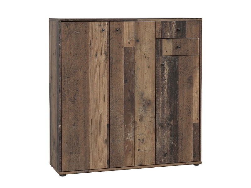 Kommode Old Wood 109 cm 3-türig - TEMPRA