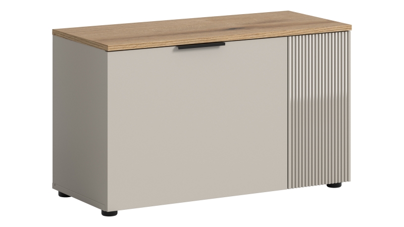 Garderobenbank beige Evoke Eiche 80 cm - SLIDE