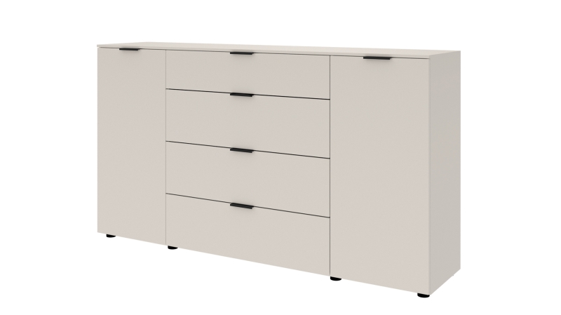 Sideboard mit 4 Schubladen beige 180 cm - LINZ
