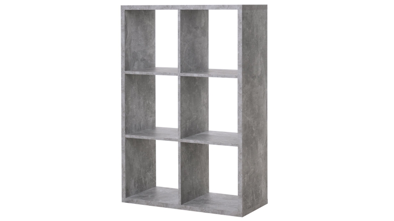 Standregal Betonoptik 73 x 107 cm - 6 Fächer - MAX