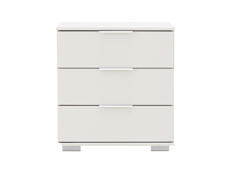 Nachttisch weiß 52 cm x 38 cm Nachtkästchen - EASY PLUS