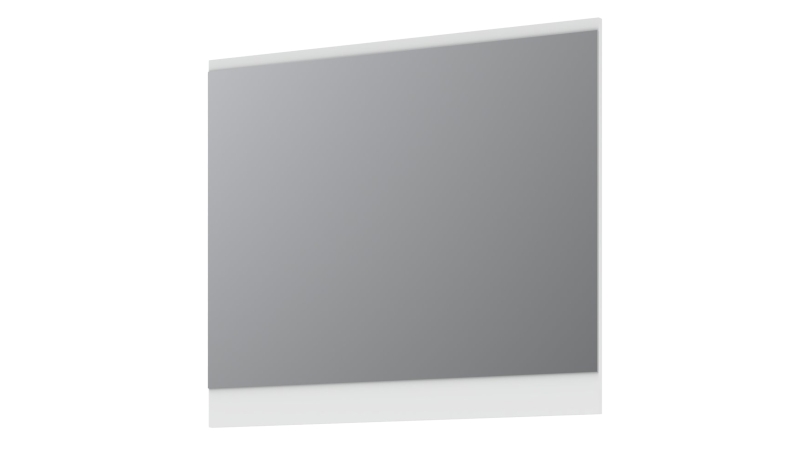 Wandspiegel weiß 80 x 70 cm - SANTORIN