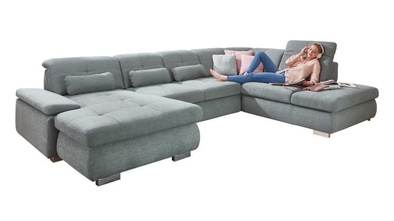 Couchliebe® Wohnlandschaft planbar - calido steel - Premium Version - APOLLO